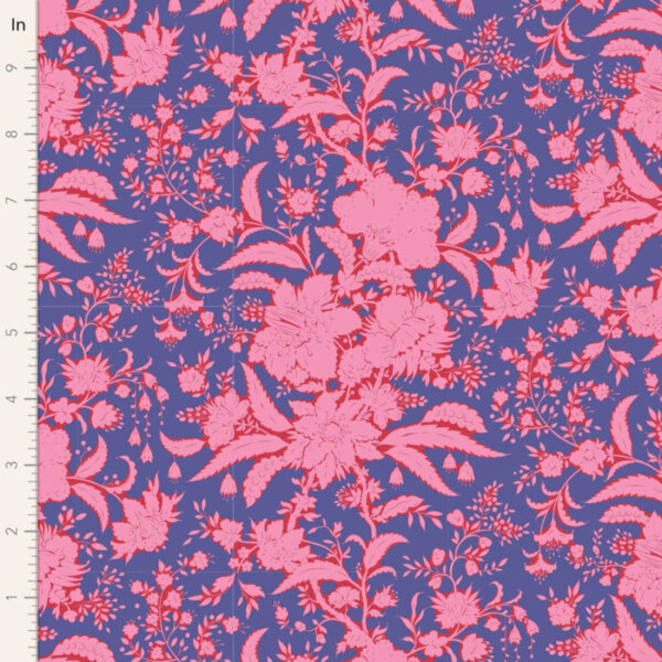 Tilda Patchwork Stoff Baumwolle - Abloom Prussian